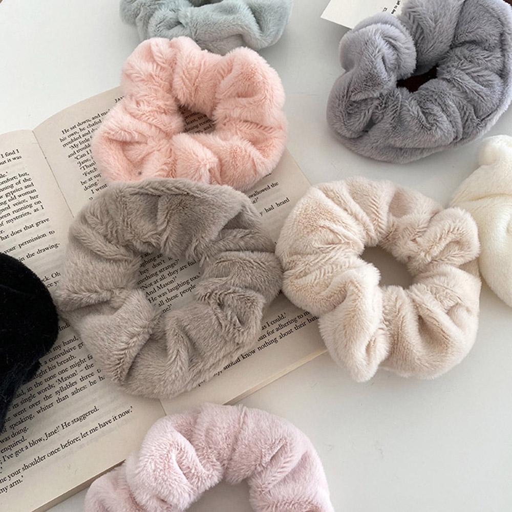 Hair Ring Headwear Hair Tie Hair Accessories Rubber Band Ponytail Holder Plush Scrunchie Hair Rope