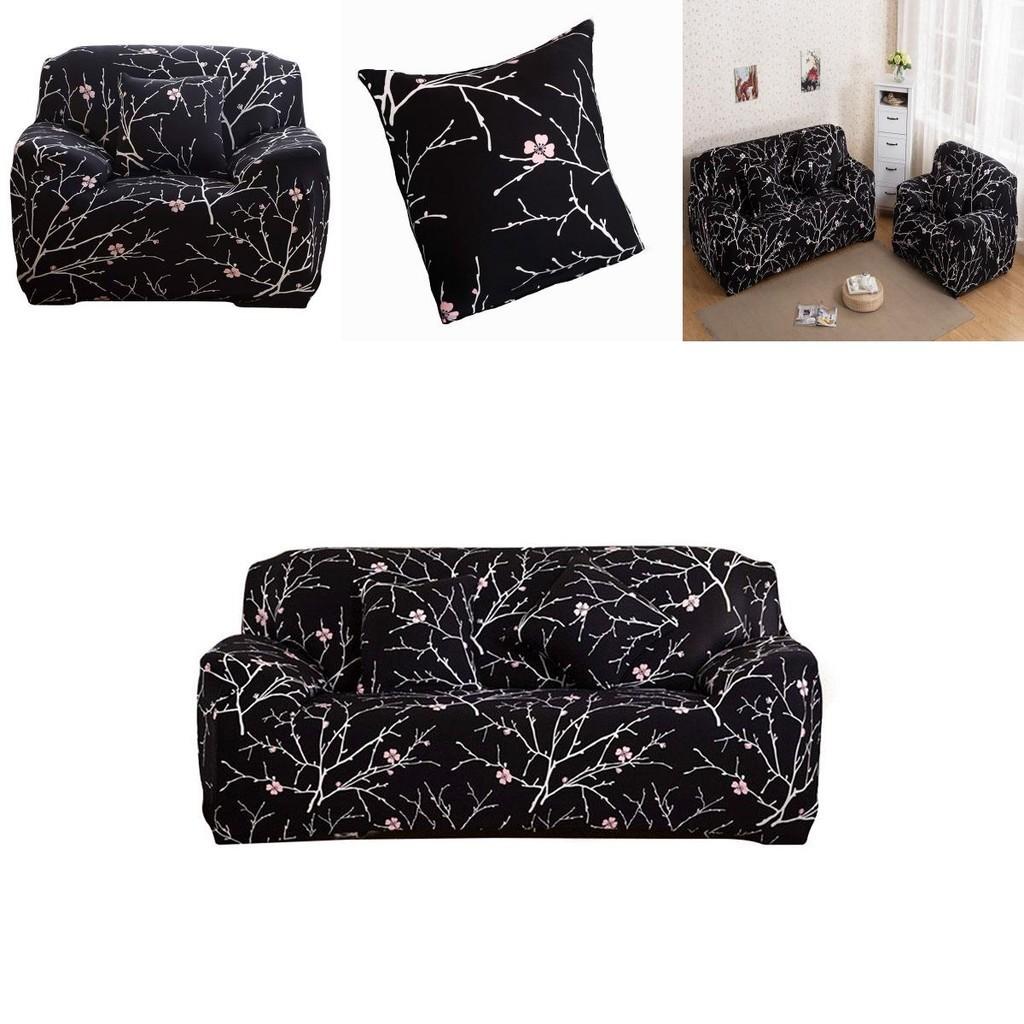 Elegant Floral Stretch Chair Sofa Love Seat Covers With Soft Texture And Excellent Fit