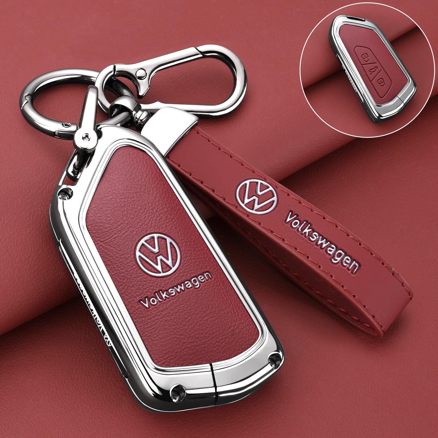 

For VW Car Key Cover Fob Case Shell Bag Accessories For VW Volkswagen Golf 8 MK8 ID3 ID4 Cupra 2020 Skoda Octavia A8 SEAT Leon