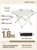 Portable Aluminum Folding Table & Chairs Set for Camping & Picnic