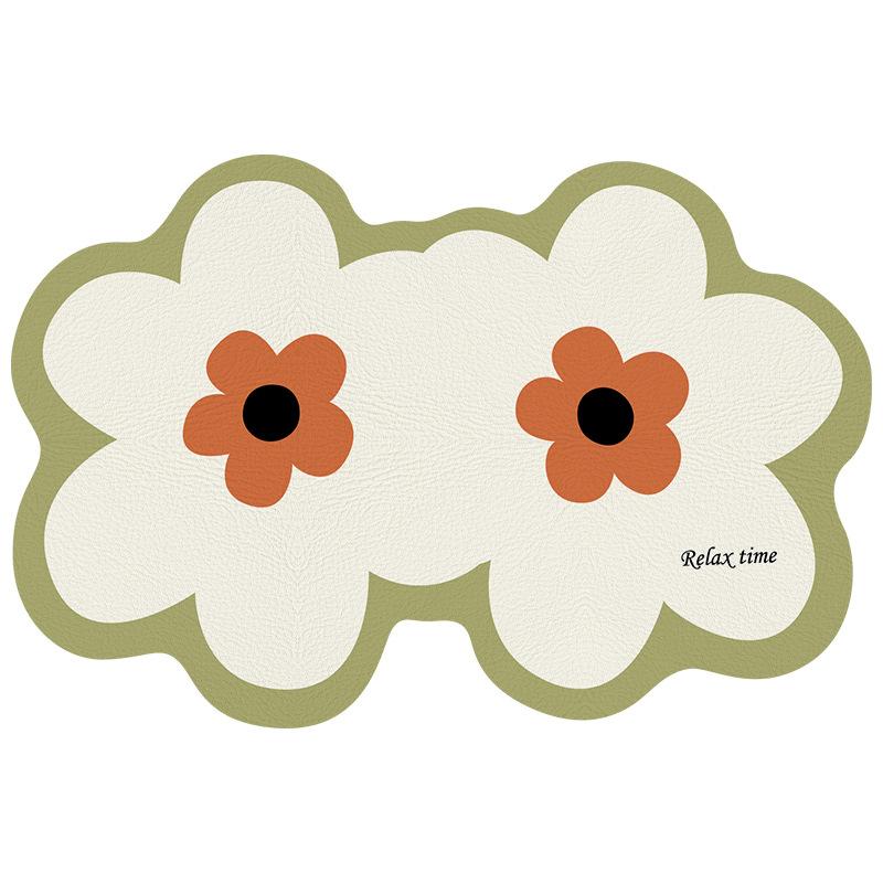 Bathroom Toilet Floor Mat Toilet Door Carpet Diatomium Mud Soft Mat Wash Basin Absorbent Mat Quick Drying Non-slip Foot Mat