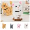 Soft Voice Control Robot Cat Cartoon Meow Cat Toy Creative Simulation Cat  Birthday Gift