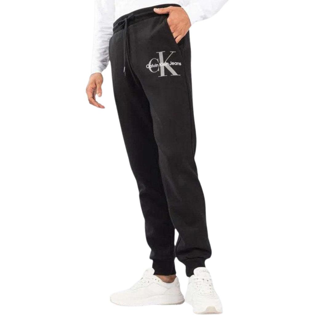 Calvin Klein Minimalist Comfortable Versatile Fleece Casual Pants Men Bottoms Black 81202GP-010
