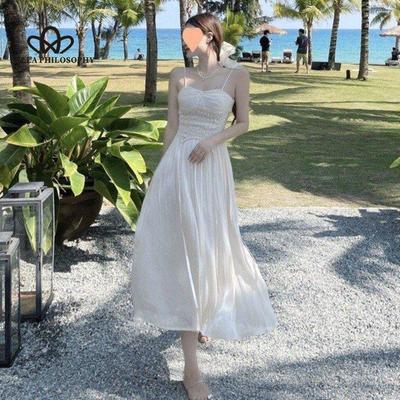 Mořská panna ve francouzském stylu Elegantní krajkové šátkové šaty Léto Nové Dámské Retro Elegantní Módní Casul Plážové šaty