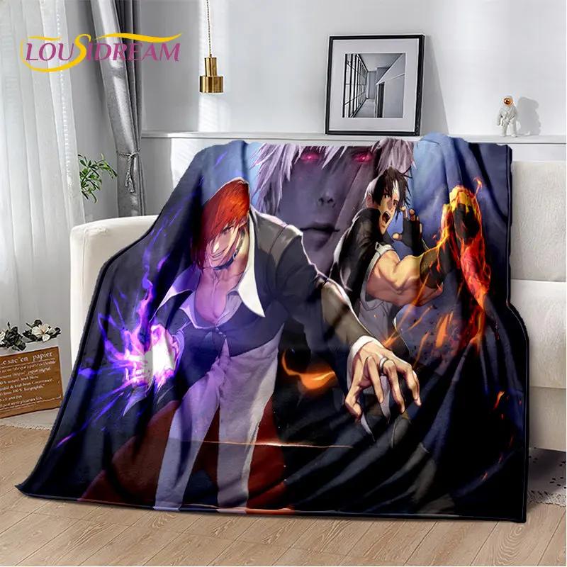 King of Fighters Retro Game Gamer Soft Plush Blanket,Flannel Blanket Throw Blanket for Living Room Bedroom Bed Sofa Picnic Cover