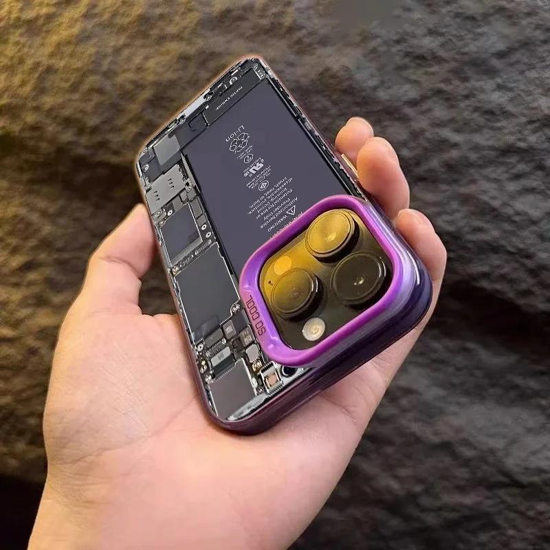 Creative Circuit Board Electroplate Phone Case for Samsung S25 S23 S22 S24 FE Plus Ultra 5G A35 A55 A15 A25 A16 Shockproof Cover