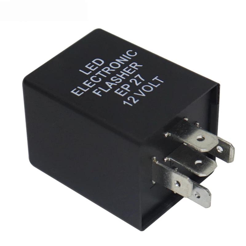 LED Electronic Flasher Relay EP27 5Pin 12V 1Pc Fix Hyper Flash Car Steering Signal Blinker for Universal Vehicles