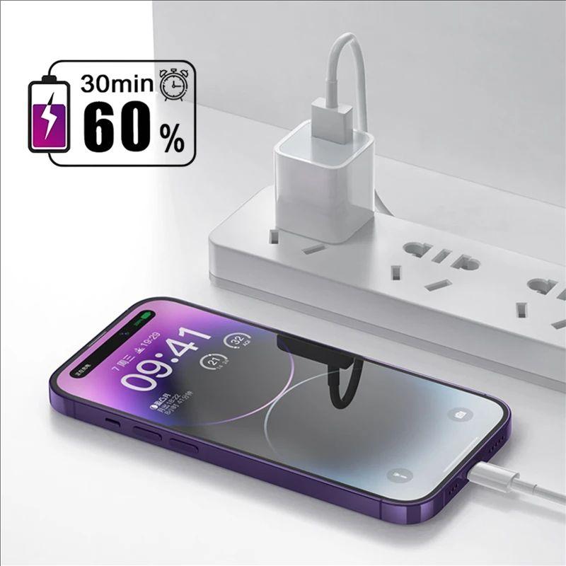 Xiaomi 35W PD Fast Charging USB Cable for iPhone 14/13/12/11 Pro XS Max/XR/X Rapid Charge USB-C To Lightning Cable In Multiple Lengths