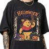 Retro Winnie The Pooh Halloween Shirt, Pooh Pumpkin Character Tee, Spooky Season Vacation Top