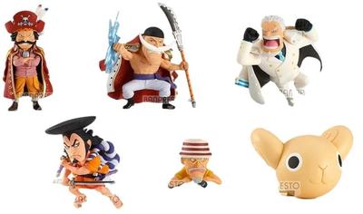 One Piece World Sammelfigur WT100 Gedenken Originalillustration von Eiichiro Oda 100 großartige Piratenansichten 10 Alle 6 Typen Set Banpresto