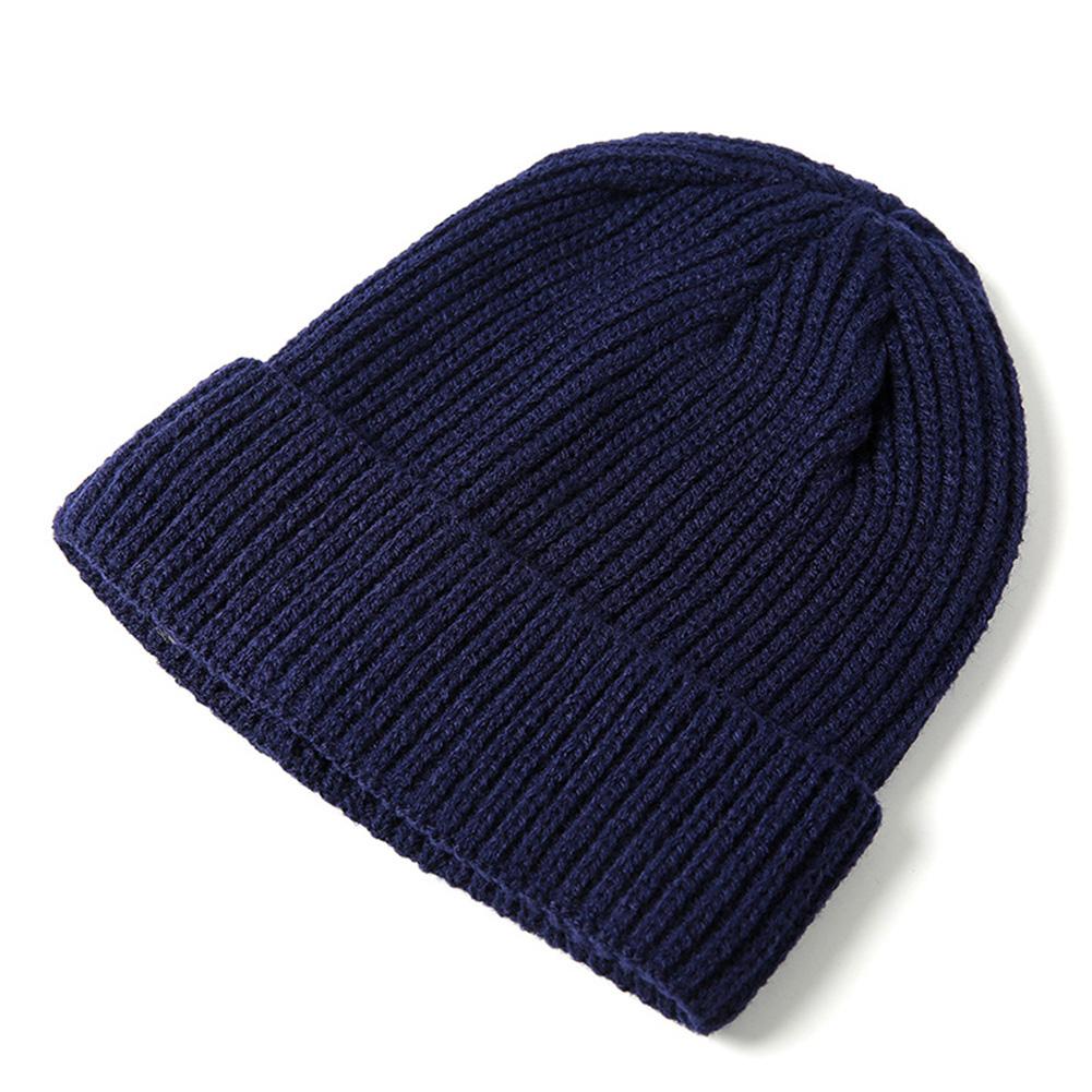 Outdoor Unisex Warm Cap Delicate Stripe Knitting Windproof Sports Knit Hats