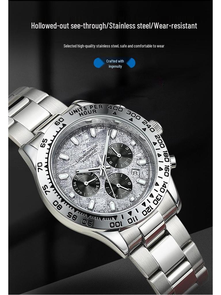 Duke of Lorraine 1954 Men's Multifunctional Waterproof Luminous Automatic Mechanical Watch
