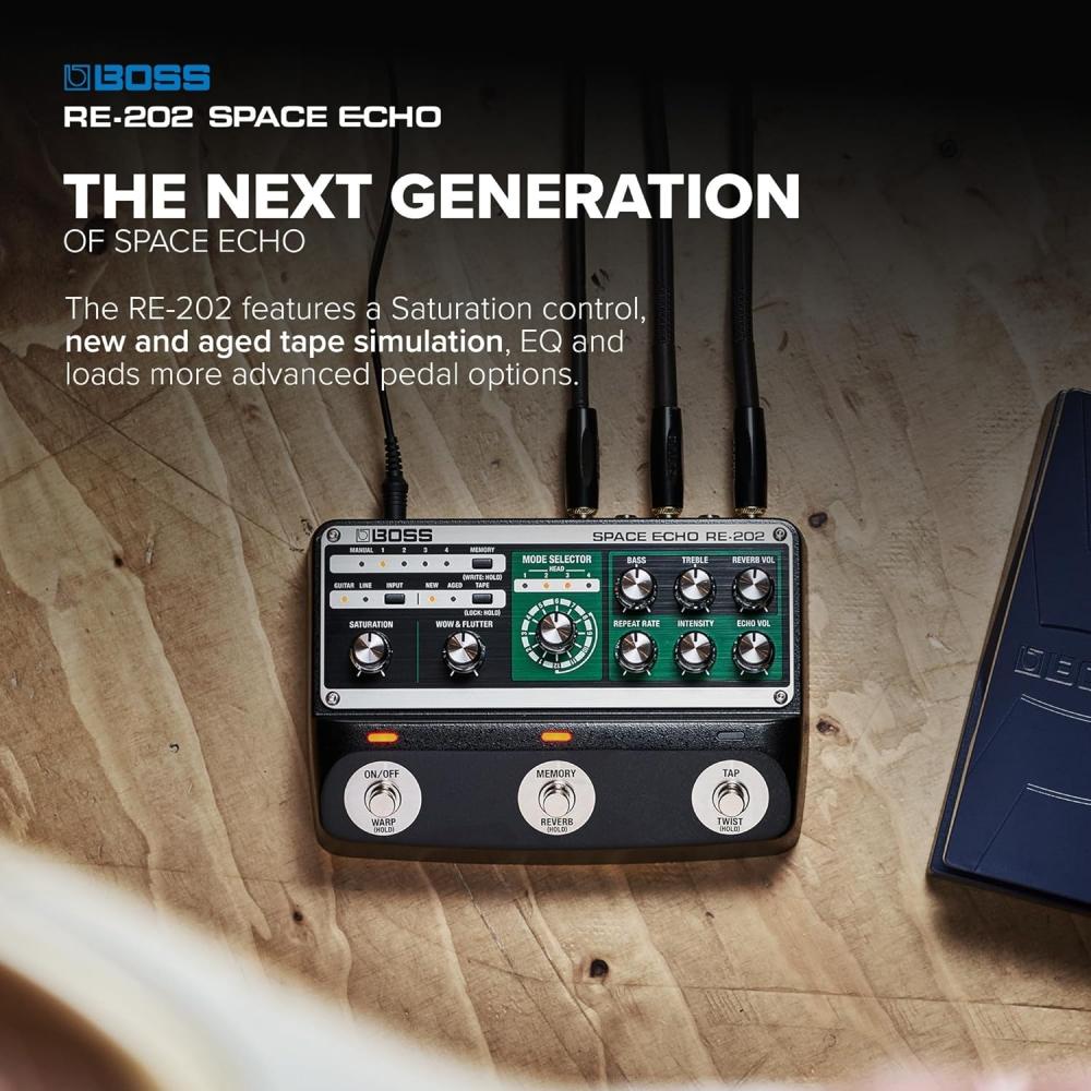 Boss Re 202 Space Echo Echo Echo Ray Reverb Guitar Effector
