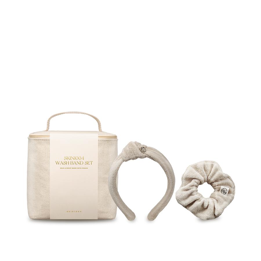 

SKIN1004 Wash Band Set - Premium Skincare Accessories - Hairband, Wristbands & Waterproof Pouch Set