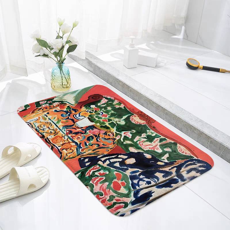 Henri Matisse Art Floor Mats Home Laundry Rug Carpet For Living Room Decor Lounge Area Anti-slip Foot Mat Entrance Doormat