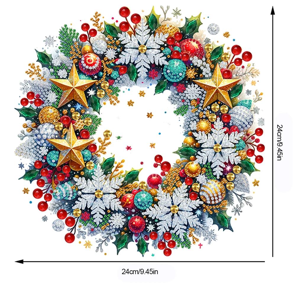 Acryl Sonderform Weihnachten 5D DIY Diamantmalerei Punkte Anhänger Strass Diamantenkunst Anhänger Diamantmalerei Ornamente