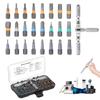 25 In 1 Ratchet Screwdriver Set Multifunctional Magnetic Screwdriver Repair Tool with 24 Bit and Detachable T Handle for Tight