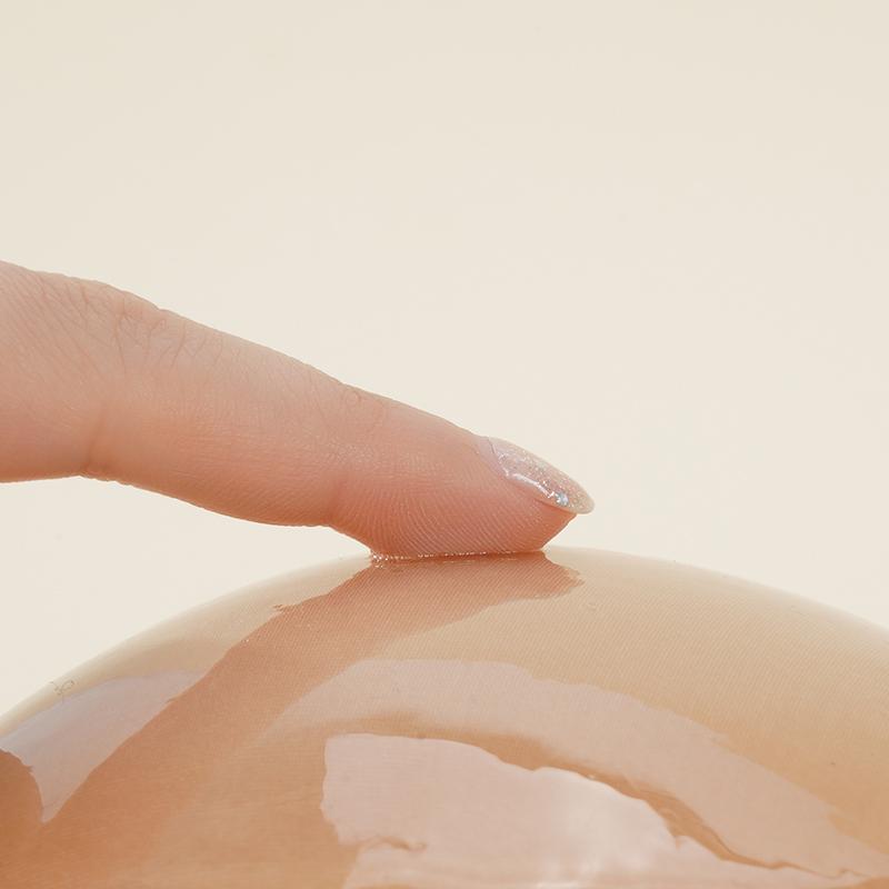 Self Adhesive Strapless Bandage Blackless Solid Bra Stick Gel Silicone Push Up Women's Underwear
