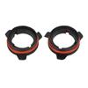 2Pcs Headlight Bulb Base Strong Practicability Good Airtightness Corrosion Resistant Headlight Base Adapter for Home