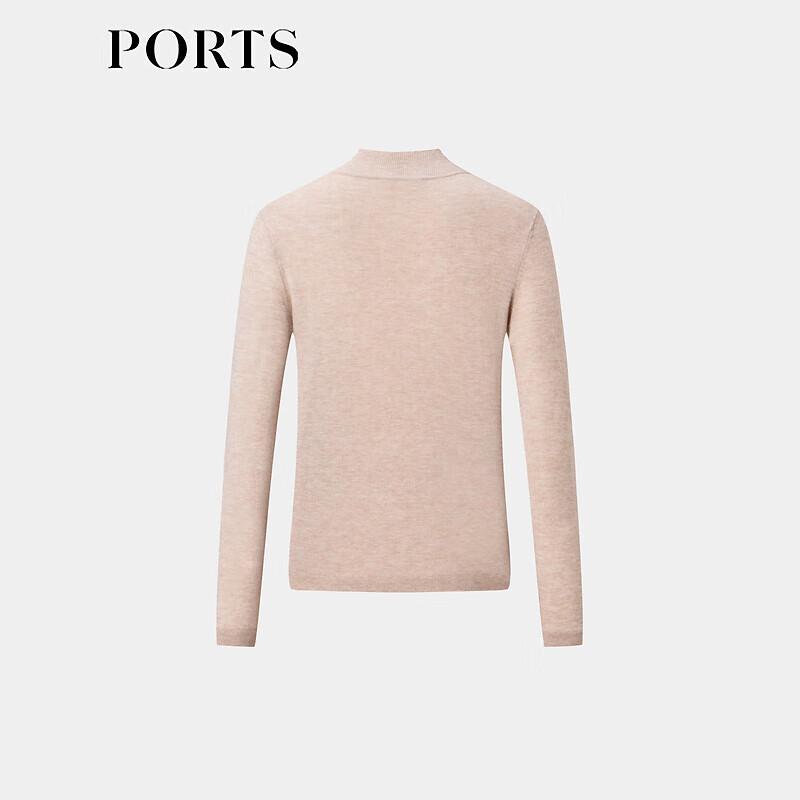 PORTS Women's 2023 Fall/Winter Solid Turtleneck Knit Sweater