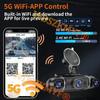5 Channels 5*1080P 360° DashCam WIFI DVR Car 4way Car Video Recorder camera Front inside Rear View Camera 24H Parking Black Box