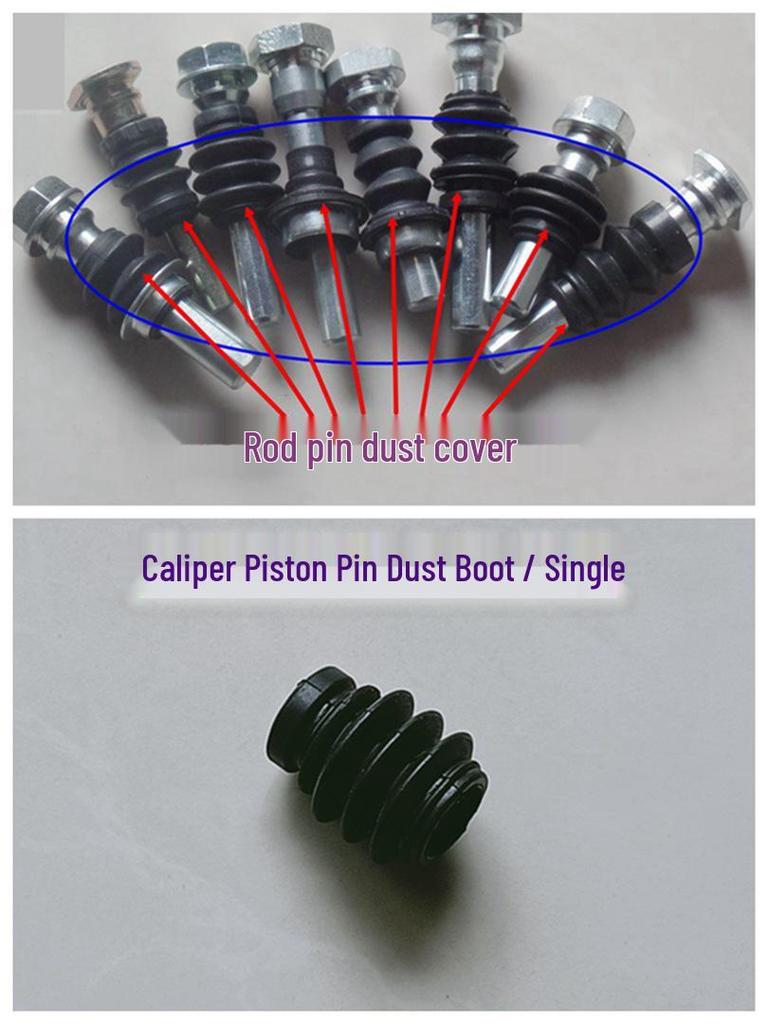 Brake Caliper Piston Rod Pin Dust Boot Rubber Sleeve for Accord, CRV, Civic, Fengfan, Lingpai, Feidu, Sidero Concept