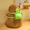 Capybara Backpack & Plush Toy: Cute Capybara Doll & Pillow for Girls' Birthday Gift