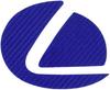 HASEPRO Magical Carbon [Rear Emblem] (Blue) Lexus GS350 / GS430