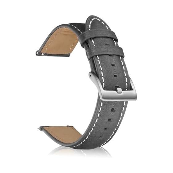 [CeiBand] Band 22mm Leather Band Watch Strap Calf Watch Band 18mm 20mm 22mm Available Strap Women Men Smart Watch Band Belt Quick Release Replacement