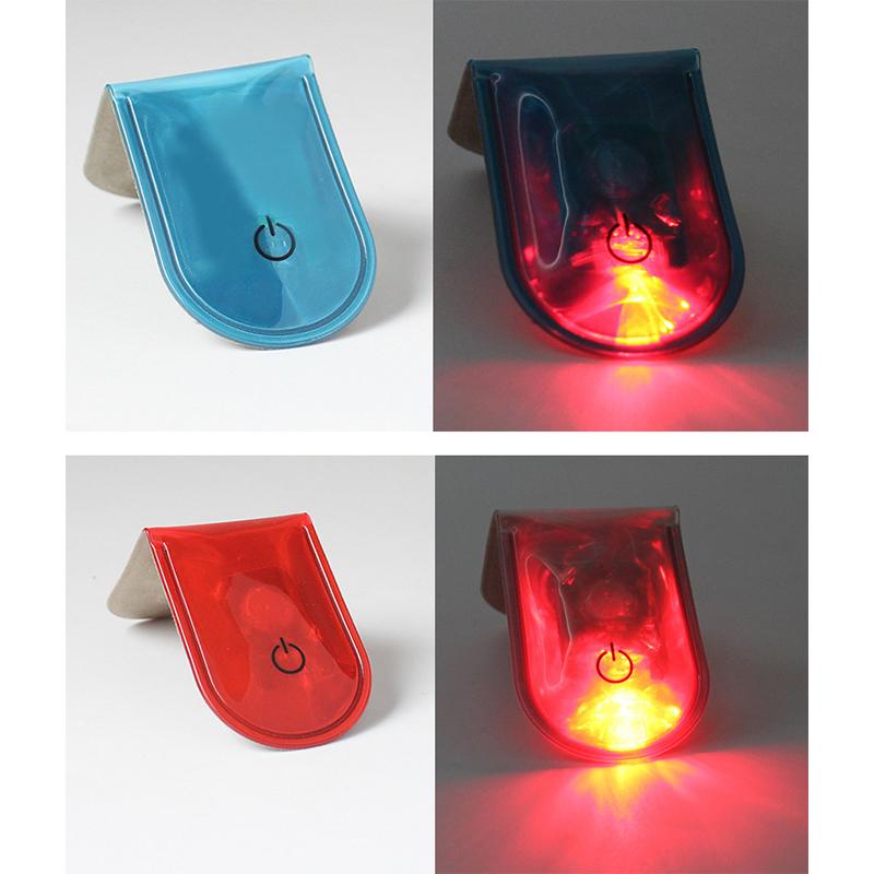 Magnetická klipová lampa Hands-free LED svítilna Bezpečnostní noční světlo pro kojení Chůzi Běh Nouzové Reflexní světelný pásek