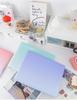 Gradient Color 7 Pocket 8slot Photo Card Album, Large 50 Pages PU Kpop Idol Photocard Holder, Collectible Card Book for Fans