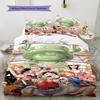 One Piece Pattern Bedding Quilt Set Quilt Cover Pillowcase Home Birthday Gift(1 * Duvet Cover + 2 * Pillowcase, Without Core)