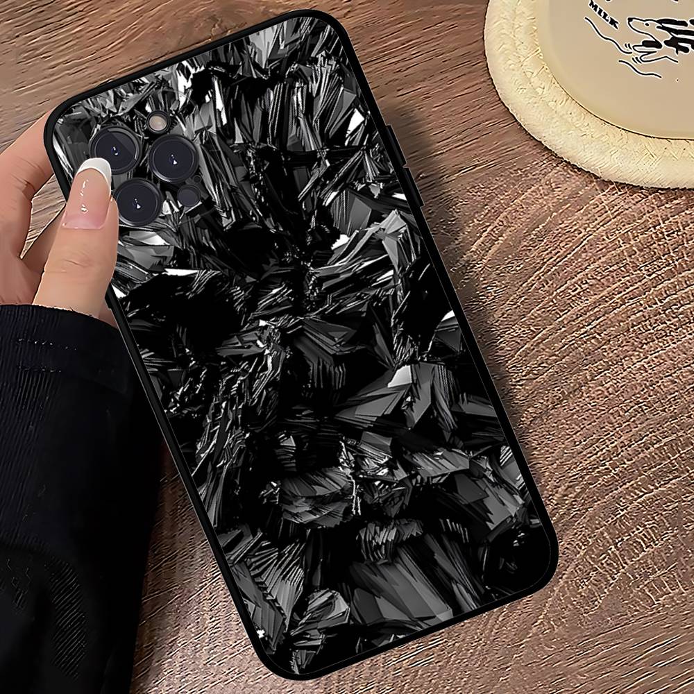 

Чохол для телефону з вуглецевого волокна для iPhone 17 Air 16 15 14 13 12 11 Pro Max 16 15 14 Plus М який силіконовий чохол iPhone 16