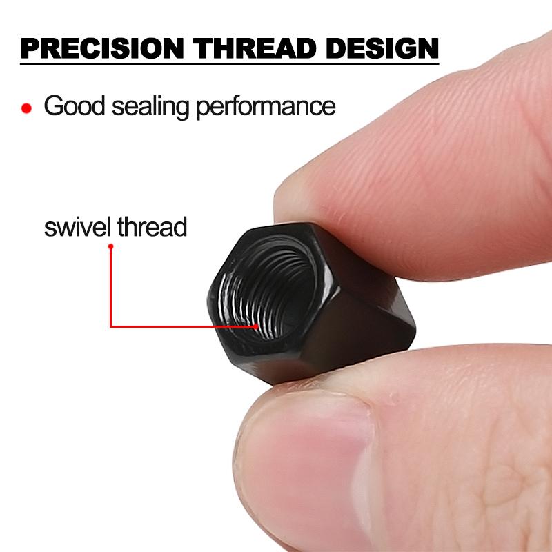5Pcs/Set Car Wheel Tire Air Valve Caps with Keychain Auto Accessories For Tesla Model S Model X Model Y Cybertruck Model 3 Model Y