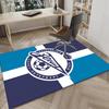 Football Club Emblem Printed Area Rug for Office, Chair Rug, Decorative Carpet Floor Mat, Large Size Fan gifts Christmas gifts