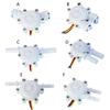 0.2-8L/min Water Hall Effect Flow Sensor Meter 1/4 Quick Connect Flow Meter Flowmeter Counter for Coffee Machine Plastic
