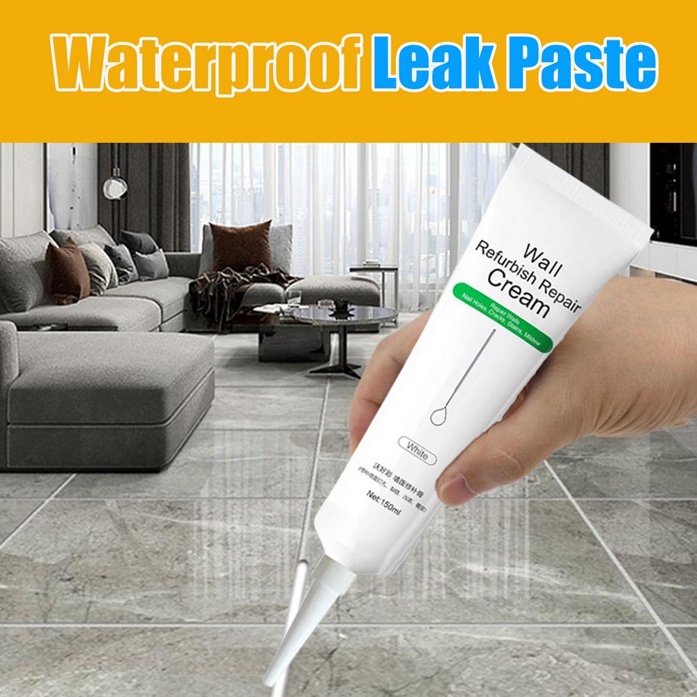 Water Sealant Multi-Functional Water-Based Leak Paste 150ml Multi-Functional Invisible Sealant Anti-Leakage Agent For Indoor &