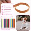 Giantree 15-Pack Puppy Collars for Litter, Whelping Collar for Puppies, Adjustable Identification Collar, Double-Sided Soft Birthing Collars, Reble