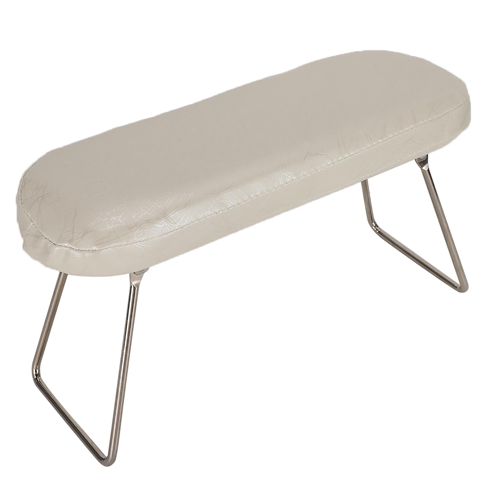 

Подушка для рук для нейл-арта из ПУ кожи, подушка-подставка для маникюра с кронштейном, бежево-белая