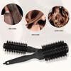 Round Barrel Straight Twill Hair Comb Handle Hair Curling Brush Round Rolling Brush  Men/Women