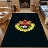 CSKA Football Emblem Design Patterned carpet, non slip mat suitable for living room and bedroom sofas