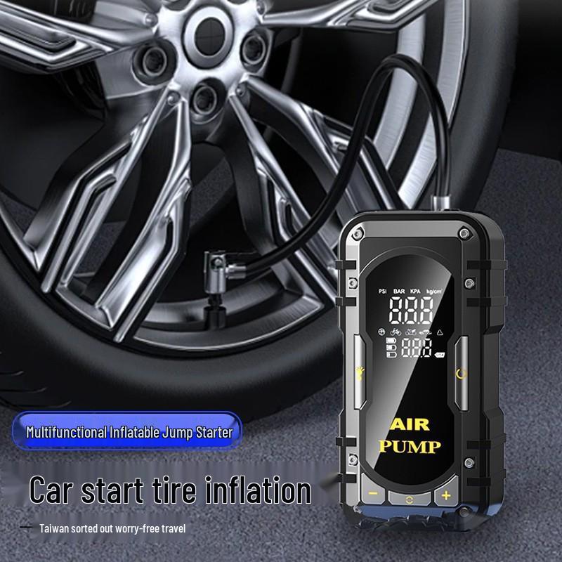 Tragbarer Multifunktions-Auto-Starthilfe mit Luftpumpe