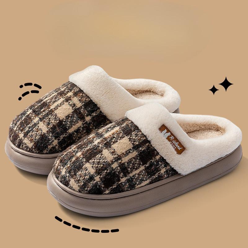 New Indoor Home Cotton Shoes: Anti-slip, Warm and Fleece Slippers