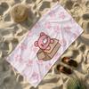 Cartoon G-Gloomy Rosa B-Bär-S Handtuch Weich Leicht Anti-Sand Großes Strandhandtuch Schnelltrocknend Bad Sport Familie