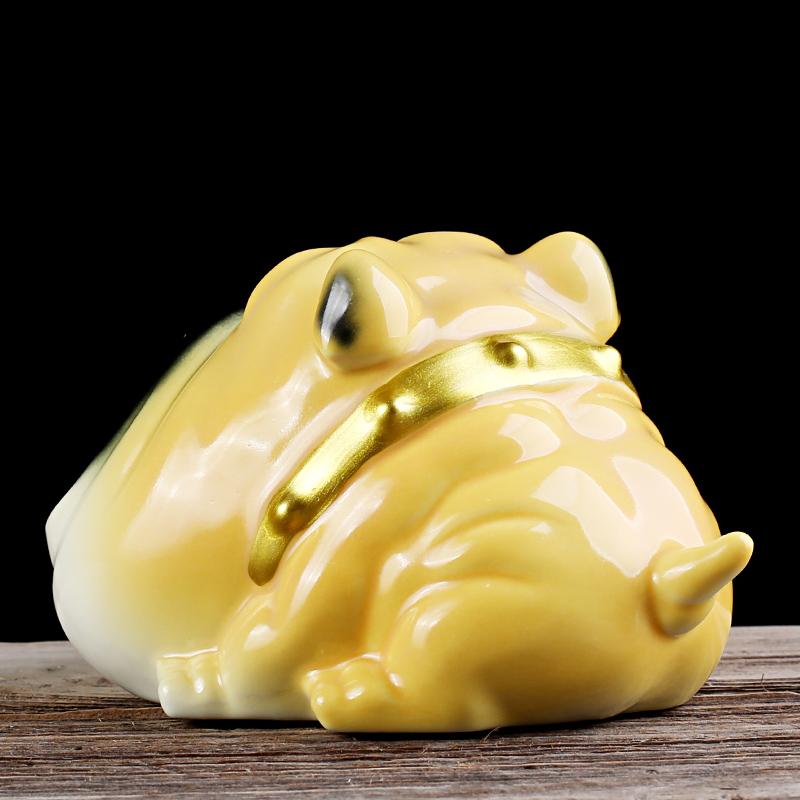 Ceramic Dog Ashtray Cute and Creative Decoration Large Ashtray Personalized and Trendy Living Room Light Luxury Anti Fly Ash