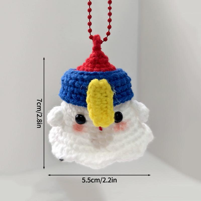 Crochet Positive Energy Dolls Cute Mini Pocket Hug Knitted Potatoes Handwoven Figurine Crafts Kawaii Crochet Animals Xmas Gifts