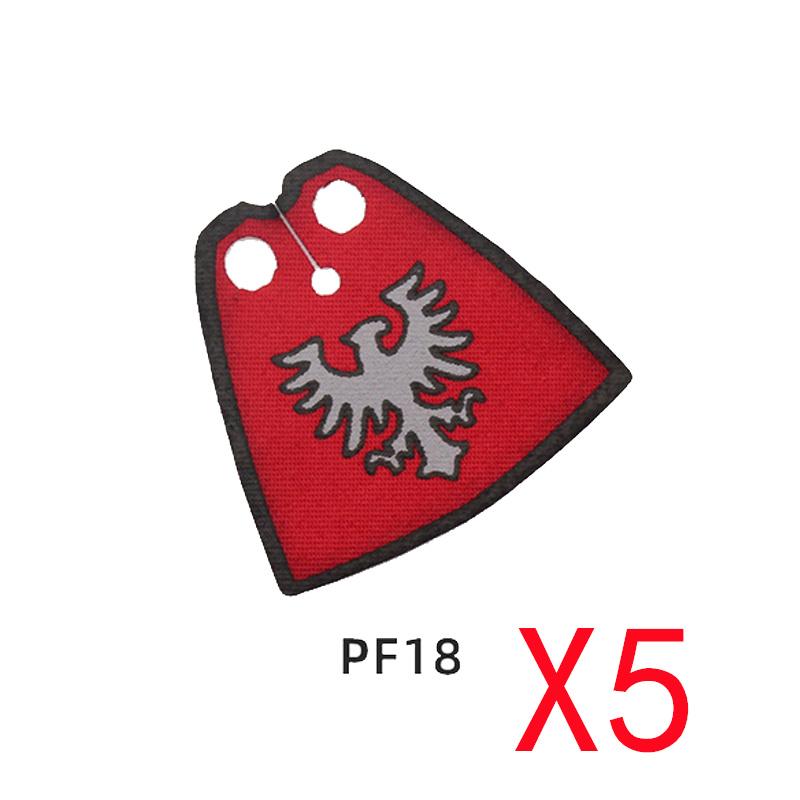 MOC Średniowieczne Wojskowe Klocki Budowlane Mini Klocki Figurki Wojowników Prezenty Kolorowy Nadrukowany Płaszcz Zbroja Tarcza Akcesoria Zabawka DIY