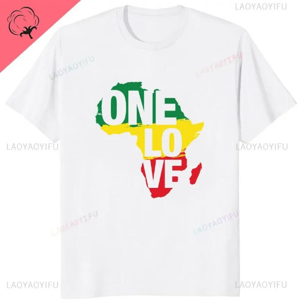 Hipster Reggae Africa Map Rasta Regae Music Vintage T Shirt Clothes 90s Hipster Short Sleeve Tshirts for Men Cotton Cool Tshirt
