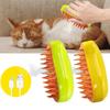 Katzen Dampfbürste Haustier Massagekamm Katze Hund Pflegekamm 3 in 1 Elektrisches Spray Katzen Badebürste Haarbürsten Pflege Haustierbedarf