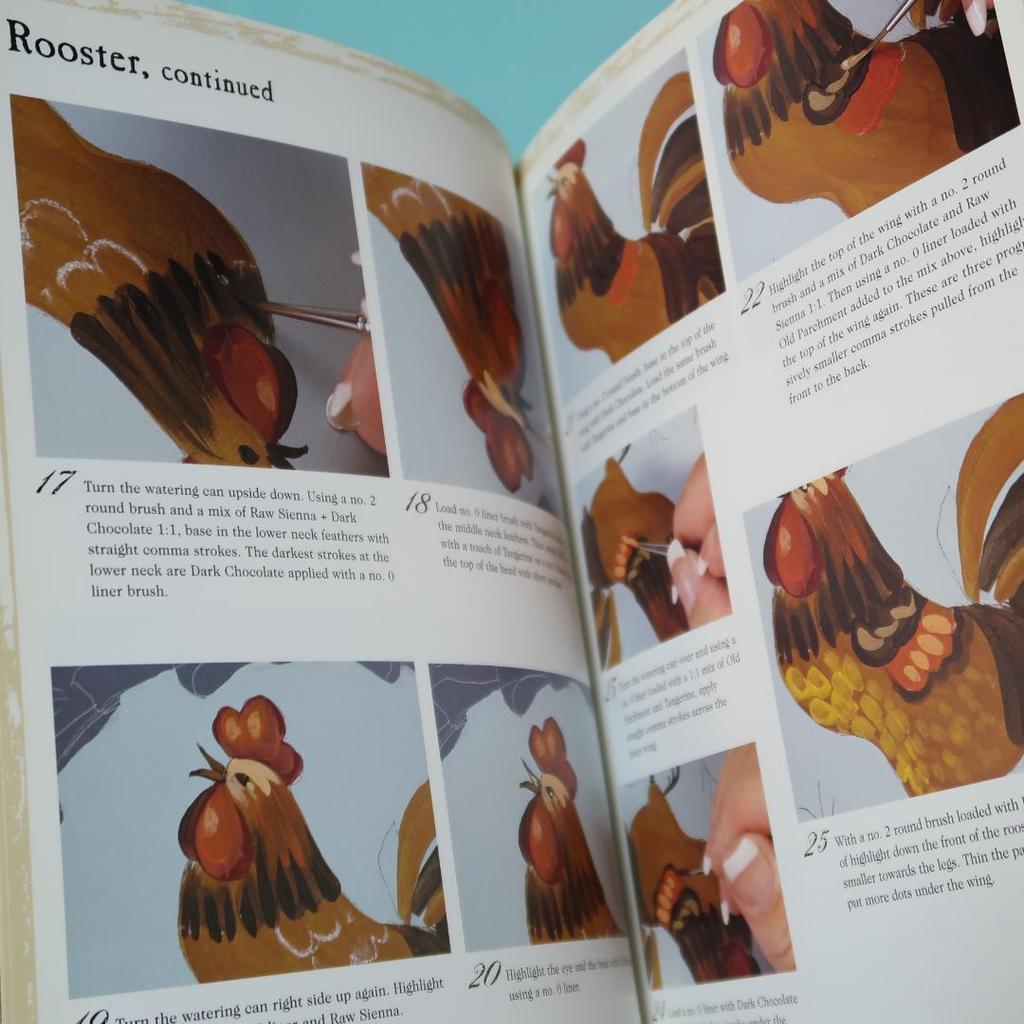 [USED] "Americana Tole Painting" Handicrafts, painting, pastoral landscapes